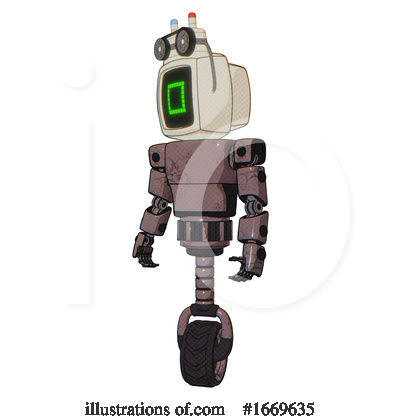 Royalty-Free (RF) Robot Clipart Illustration by Leo Blanchette - Stock Sample #1669635