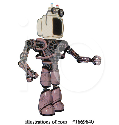 Royalty-Free (RF) Robot Clipart Illustration by Leo Blanchette - Stock Sample #1669640