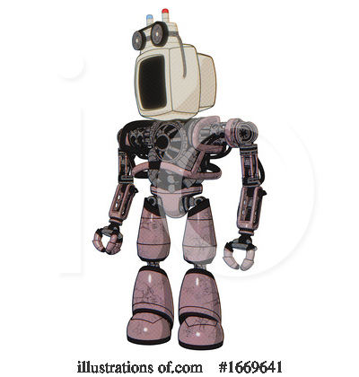 Royalty-Free (RF) Robot Clipart Illustration by Leo Blanchette - Stock Sample #1669641
