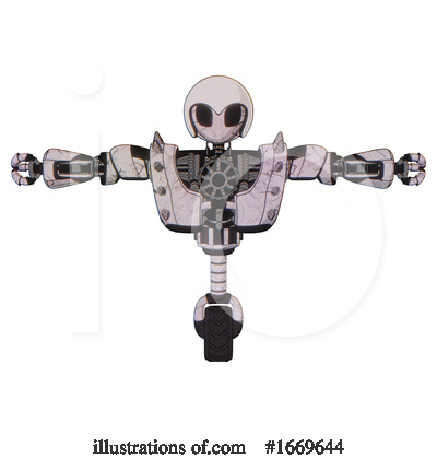 Royalty-Free (RF) Robot Clipart Illustration by Leo Blanchette - Stock Sample #1669644