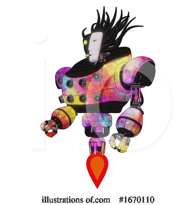 Royalty-Free (RF) Robot Clipart Illustration by Leo Blanchette - Stock Sample #1670110