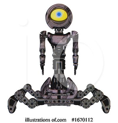 Royalty-Free (RF) Robot Clipart Illustration by Leo Blanchette - Stock Sample #1670112