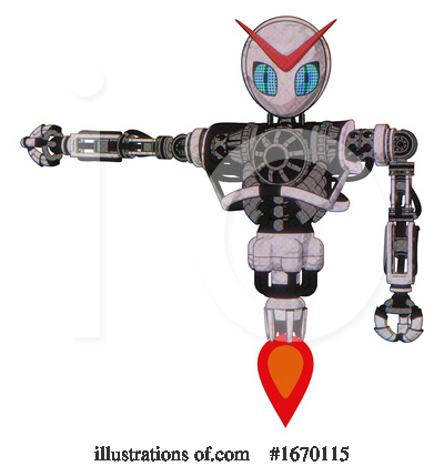Royalty-Free (RF) Robot Clipart Illustration by Leo Blanchette - Stock Sample #1670115