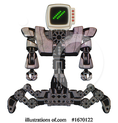 Royalty-Free (RF) Robot Clipart Illustration by Leo Blanchette - Stock Sample #1670122