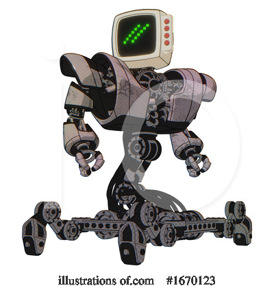 Royalty-Free (RF) Robot Clipart Illustration by Leo Blanchette - Stock Sample #1670123