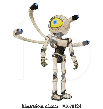 Royalty-Free (RF) Robot Clipart Illustration by Leo Blanchette - Stock Sample #1670124