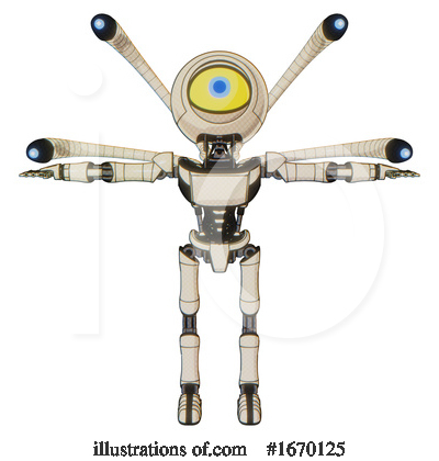 Royalty-Free (RF) Robot Clipart Illustration by Leo Blanchette - Stock Sample #1670125
