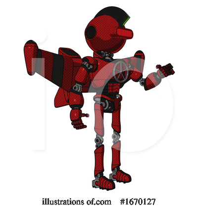 Royalty-Free (RF) Robot Clipart Illustration by Leo Blanchette - Stock Sample #1670127