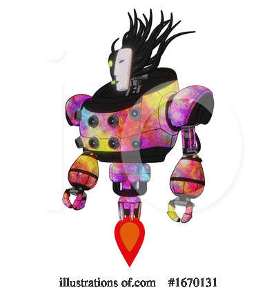 Royalty-Free (RF) Robot Clipart Illustration by Leo Blanchette - Stock Sample #1670131