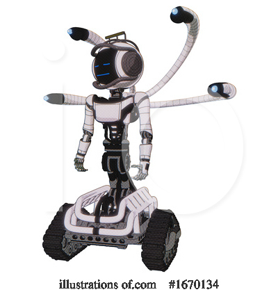 Royalty-Free (RF) Robot Clipart Illustration by Leo Blanchette - Stock Sample #1670134