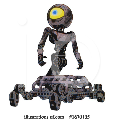 Royalty-Free (RF) Robot Clipart Illustration by Leo Blanchette - Stock Sample #1670135