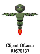 Robot Clipart #1670137 by Leo Blanchette