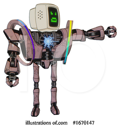 Royalty-Free (RF) Robot Clipart Illustration by Leo Blanchette - Stock Sample #1670147