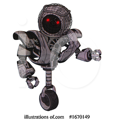Royalty-Free (RF) Robot Clipart Illustration by Leo Blanchette - Stock Sample #1670149