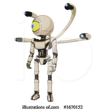Royalty-Free (RF) Robot Clipart Illustration by Leo Blanchette - Stock Sample #1670152