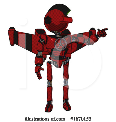 Royalty-Free (RF) Robot Clipart Illustration by Leo Blanchette - Stock Sample #1670153