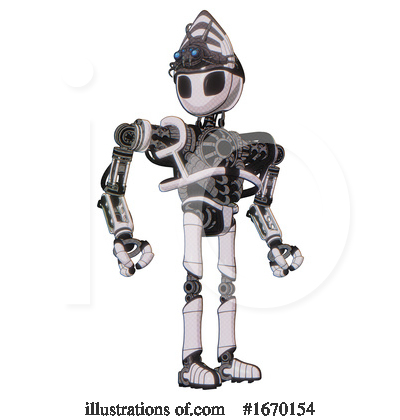 Royalty-Free (RF) Robot Clipart Illustration by Leo Blanchette - Stock Sample #1670154