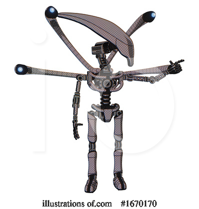 Royalty-Free (RF) Robot Clipart Illustration by Leo Blanchette - Stock Sample #1670170