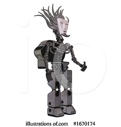 Royalty-Free (RF) Robot Clipart Illustration by Leo Blanchette - Stock Sample #1670174