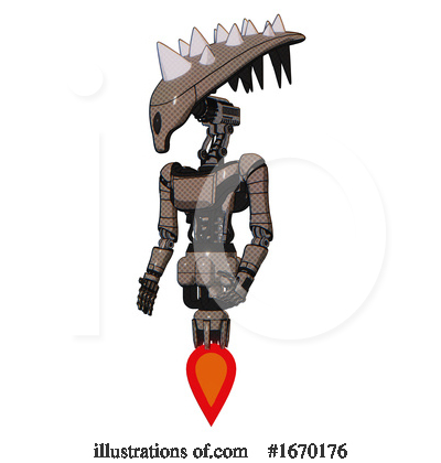 Royalty-Free (RF) Robot Clipart Illustration by Leo Blanchette - Stock Sample #1670176