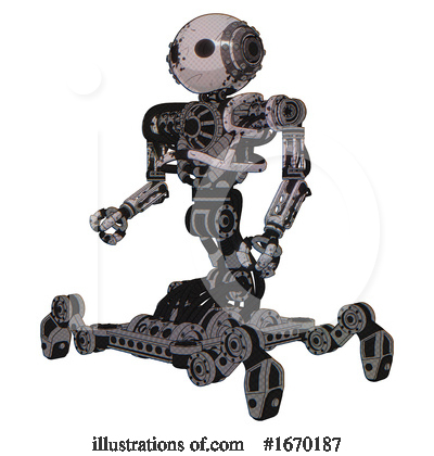 Royalty-Free (RF) Robot Clipart Illustration by Leo Blanchette - Stock Sample #1670187
