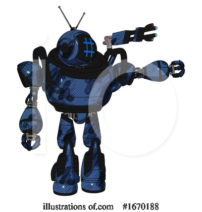 Royalty-Free (RF) Robot Clipart Illustration by Leo Blanchette - Stock Sample #1670188
