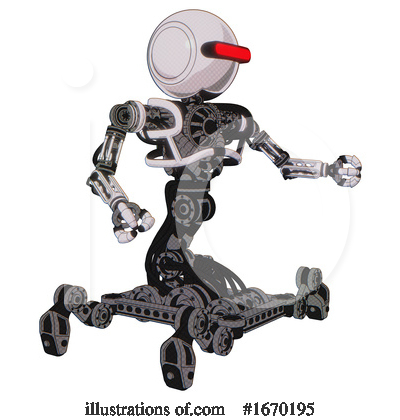 Royalty-Free (RF) Robot Clipart Illustration by Leo Blanchette - Stock Sample #1670195