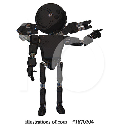 Royalty-Free (RF) Robot Clipart Illustration by Leo Blanchette - Stock Sample #1670204