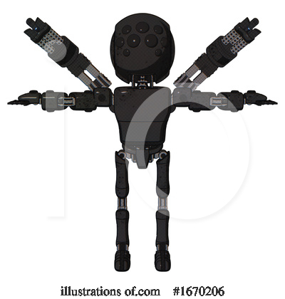 Royalty-Free (RF) Robot Clipart Illustration by Leo Blanchette - Stock Sample #1670206