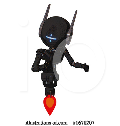 Royalty-Free (RF) Robot Clipart Illustration by Leo Blanchette - Stock Sample #1670207