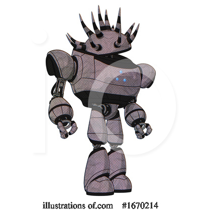 Royalty-Free (RF) Robot Clipart Illustration by Leo Blanchette - Stock Sample #1670214