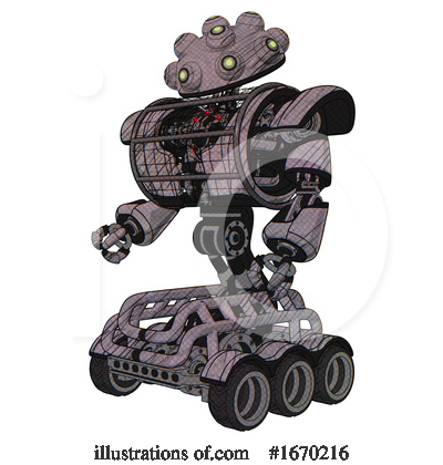 Royalty-Free (RF) Robot Clipart Illustration by Leo Blanchette - Stock Sample #1670216