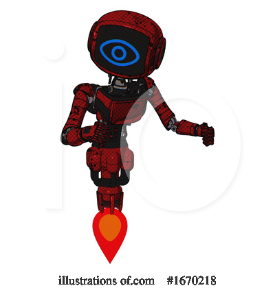 Royalty-Free (RF) Robot Clipart Illustration by Leo Blanchette - Stock Sample #1670218