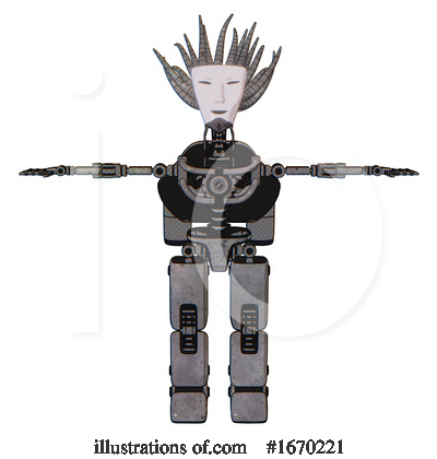 Royalty-Free (RF) Robot Clipart Illustration by Leo Blanchette - Stock Sample #1670221