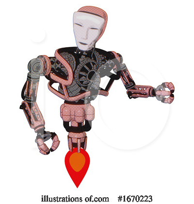 Royalty-Free (RF) Robot Clipart Illustration by Leo Blanchette - Stock Sample #1670223