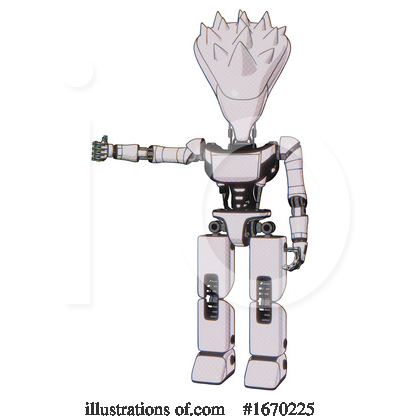 Royalty-Free (RF) Robot Clipart Illustration by Leo Blanchette - Stock Sample #1670225
