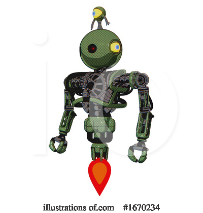 Royalty-Free (RF) Robot Clipart Illustration by Leo Blanchette - Stock Sample #1670234