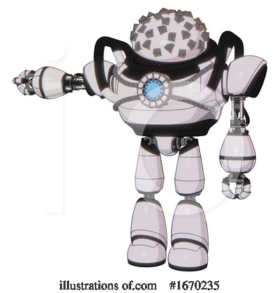 Royalty-Free (RF) Robot Clipart Illustration by Leo Blanchette - Stock Sample #1670235