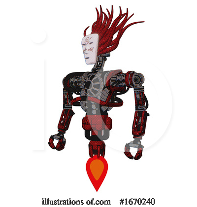 Royalty-Free (RF) Robot Clipart Illustration by Leo Blanchette - Stock Sample #1670240
