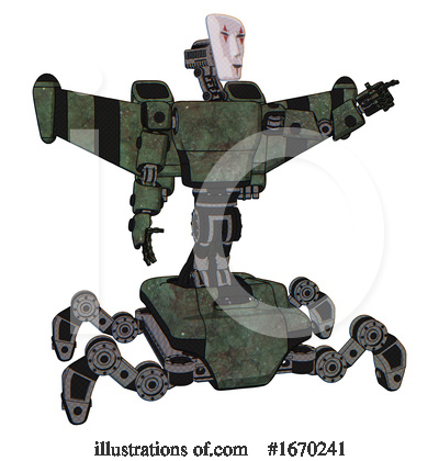 Royalty-Free (RF) Robot Clipart Illustration by Leo Blanchette - Stock Sample #1670241