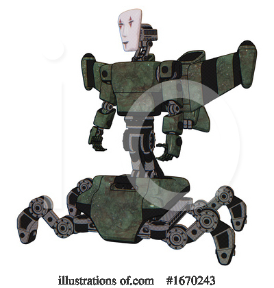 Royalty-Free (RF) Robot Clipart Illustration by Leo Blanchette - Stock Sample #1670243