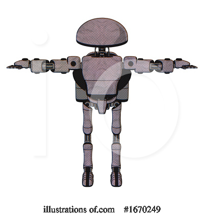 Royalty-Free (RF) Robot Clipart Illustration by Leo Blanchette - Stock Sample #1670249