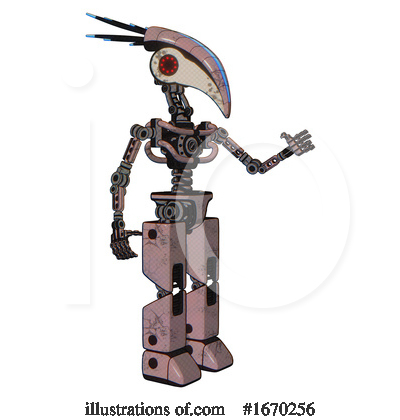 Royalty-Free (RF) Robot Clipart Illustration by Leo Blanchette - Stock Sample #1670256
