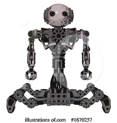 Royalty-Free (RF) Robot Clipart Illustration by Leo Blanchette - Stock Sample #1670257