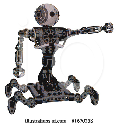 Royalty-Free (RF) Robot Clipart Illustration by Leo Blanchette - Stock Sample #1670258