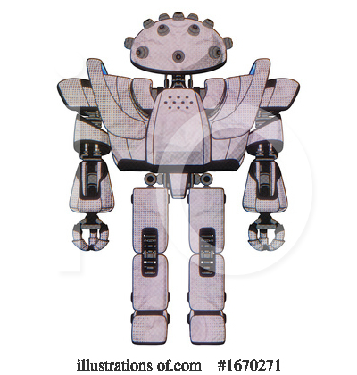 Royalty-Free (RF) Robot Clipart Illustration by Leo Blanchette - Stock Sample #1670271