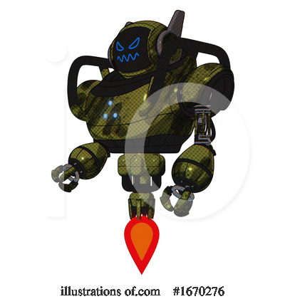 Royalty-Free (RF) Robot Clipart Illustration by Leo Blanchette - Stock Sample #1670276