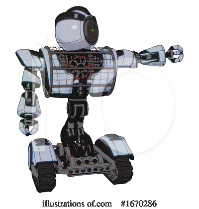Royalty-Free (RF) Robot Clipart Illustration by Leo Blanchette - Stock Sample #1670286