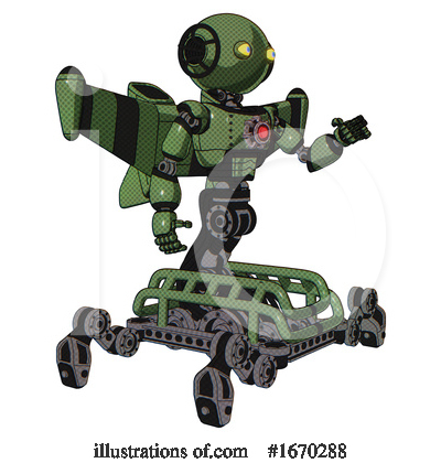 Royalty-Free (RF) Robot Clipart Illustration by Leo Blanchette - Stock Sample #1670288
