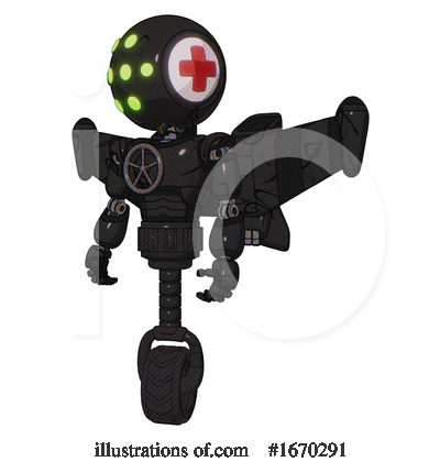 Royalty-Free (RF) Robot Clipart Illustration by Leo Blanchette - Stock Sample #1670291